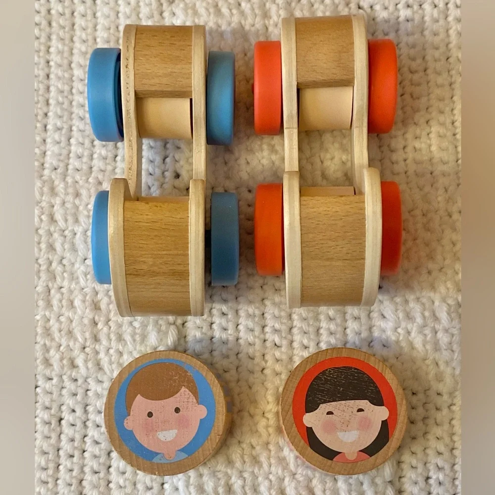 Melissa & Doug GO Tots Wooden Race Cars